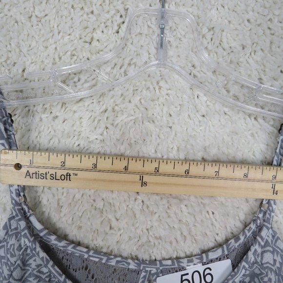 Xhilaration*Women's Cold Shoulder Long Sleeve Key Hole Back Curved Hem Blouse~ M - Picture 4 of 8